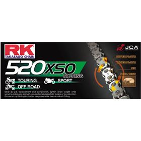 428 Series 92-Links Standard Non O-Ring Chain with Connecting Link RK Racing Chain M428H-92 