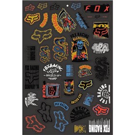 Fox Racing Possessed Sticker Sheet