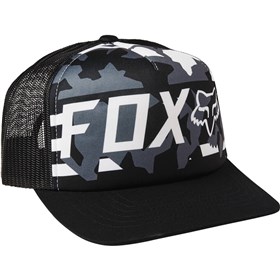Fox Racing Red White And True Snapback Trucker Hat