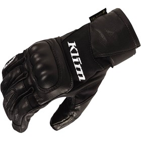 White MKR Leather Motorcycle Sport Race Gloves Black XLarge