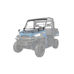Polaris Lock And Ride Pro Fit Hard Coat Poly Flip Down Windshield