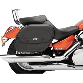 Saddlemen Cruisn Saddlebags with Shock Cutaway
