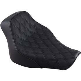 Saddlemen Renegade Lattice Stitched Solo Seat For Harley-Davidson Heritage Softail Classic and Softail Deluxe