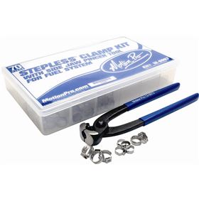 Motion Pro Steel Stepless Clamp Fuel Line Fittings Kit