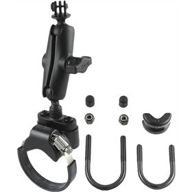 RAM Mounts Double Socket Arm and GoPro Hero 3 Camera Mount with U-Bolt and Strap Mount