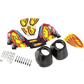 FMF Racing Factory 4.1 Replacement Dual End Cap Kit