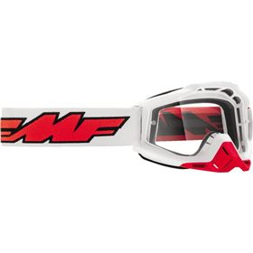 GAFAS ENDURO FMF POWERBOMB ROCKET BLUE - TRANSPARENTE