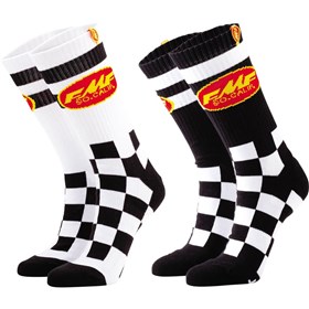 FMF Racing Checker Socks - 2 Pack