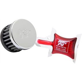K&N Universal Round Straight Air Filter - 1