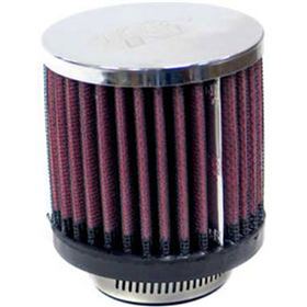 K&N Universal Round Straight Air Filter - 1 9/16