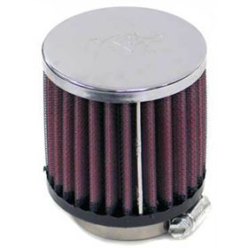 K&N Universal Round Straight Air Filter - 2 1/8