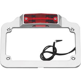Biker's Choice Twin Light License Plate Frame