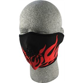 Zan Headgear Flames Neoprene Half Face Mask