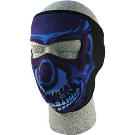 Zan Headgear Chrome Skull Neoprene Full Face Mask