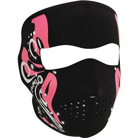 Zan Headgear Highway Honeys Mardi Gras Women's Neoprene Full Face Mask