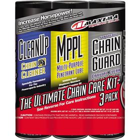 Maxima Synthetic Chain Guard Ultimate Chain Care Kit Combo 3 Pack