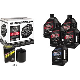 Maxima Sportster 20W50 V-Twin Synthetic Oil Change Kit