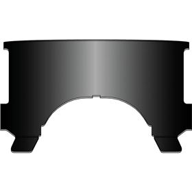 National Cycle Heavy Duty Wide Frame Windshield Replacement FLH Style Lower Window