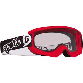 RED W/CLEAR SCOTT 2012 AGENT MINI YOUTH GOGGLE