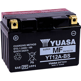 Yuasa YT12A-BS AGM Maintenance Free Battery, YUAM32ABS