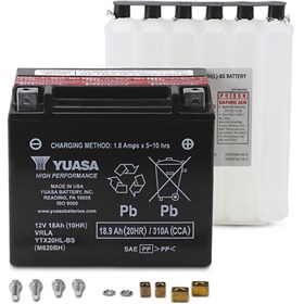 Yuasa YTX20HL-BS High Performance Maintenance Free Battery, YUAM620BH