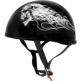 Skid Lid Original Biker Skull Half Helmet