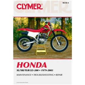 Clymer Dirt Bike Manual - Honda XL/XR/TLR125-200