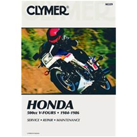 Clymer Street Bike Manual - Honda 500cc V-Fours