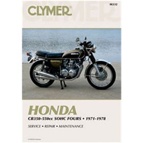 Clymer Street Bike Manual - Honda CB350-550cc SOHC Fours
