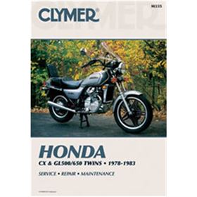 Clymer Street Bike Manual - Honda CX & GL500/650 Twins