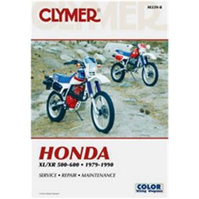 Clymer Dirt Bike Manual - Honda XL/XR 500-600