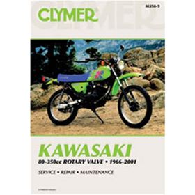 Clymer Dirt Bike Manual - Kawasaki 80-350cc Rotary Valve