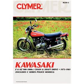 Clymer Street Bike Manual - Kawasaki Z & KZ 900-1000cc Chain & Shaft Drive (Includes C Series Police Models)