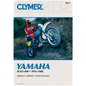 Clymer Dirt Bike Manual - Yamaha IT125-490