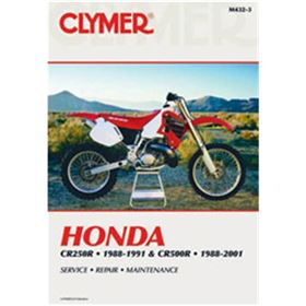 Clymer Dirt Bike Manual - Honda CR250R & CR500R