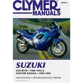 Clymer Street Bike Manual - Suzuki GSX-R750 & GSX750F Katana