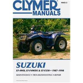 Clymer ATV Manual - Suzuki LT-4WD, LT-4WDX & LT-F250