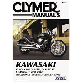 Clymer Street Bike Manual - Kawasaki Vulcan 900 Classic, Classic LT & Custom