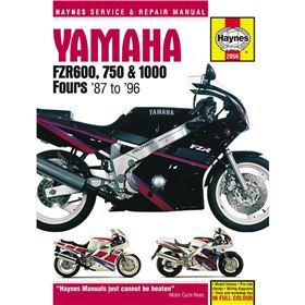 Haynes Street Bike Manual - Yamaha FZR600, 750 & 1000 Fours