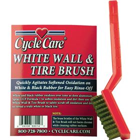 Cycle Care White Wall Tire Brush