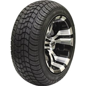 Ocelot 12x7, 4/4, 3+4 D118 Golf Cart Wheel And TG Tyre Guider 225/35-12 GF04 Tire Kit - Set Of 4