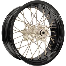 Warp 9 Racing 32 Hole Complete Rear Supermoto Wheel