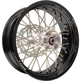 Warp 9 Racing 36 Hole Cush Drive Complete Supermoto Rear Wheel