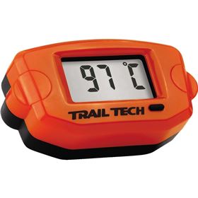 Trail Tech Surface Mount Digital Temperature Gauge With 10mm Fin Sensor