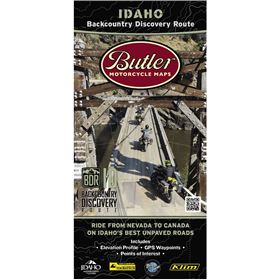 Butler Maps Idaho Backcountry Discovery Route Map