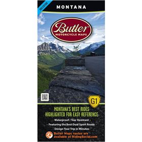 Butler Maps Montana Map