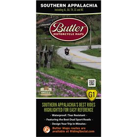 Butler Maps Southern Appalachia Map