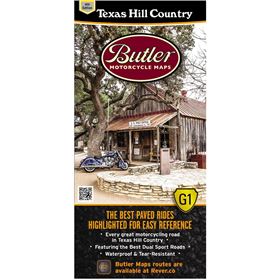 Butler Maps Texas Hill Country Map