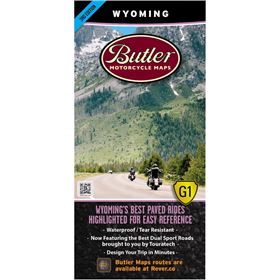 Butler Maps Wyoming Map
