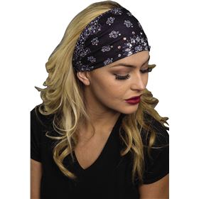 Hair Glove Paisley With Crystals EZ Band